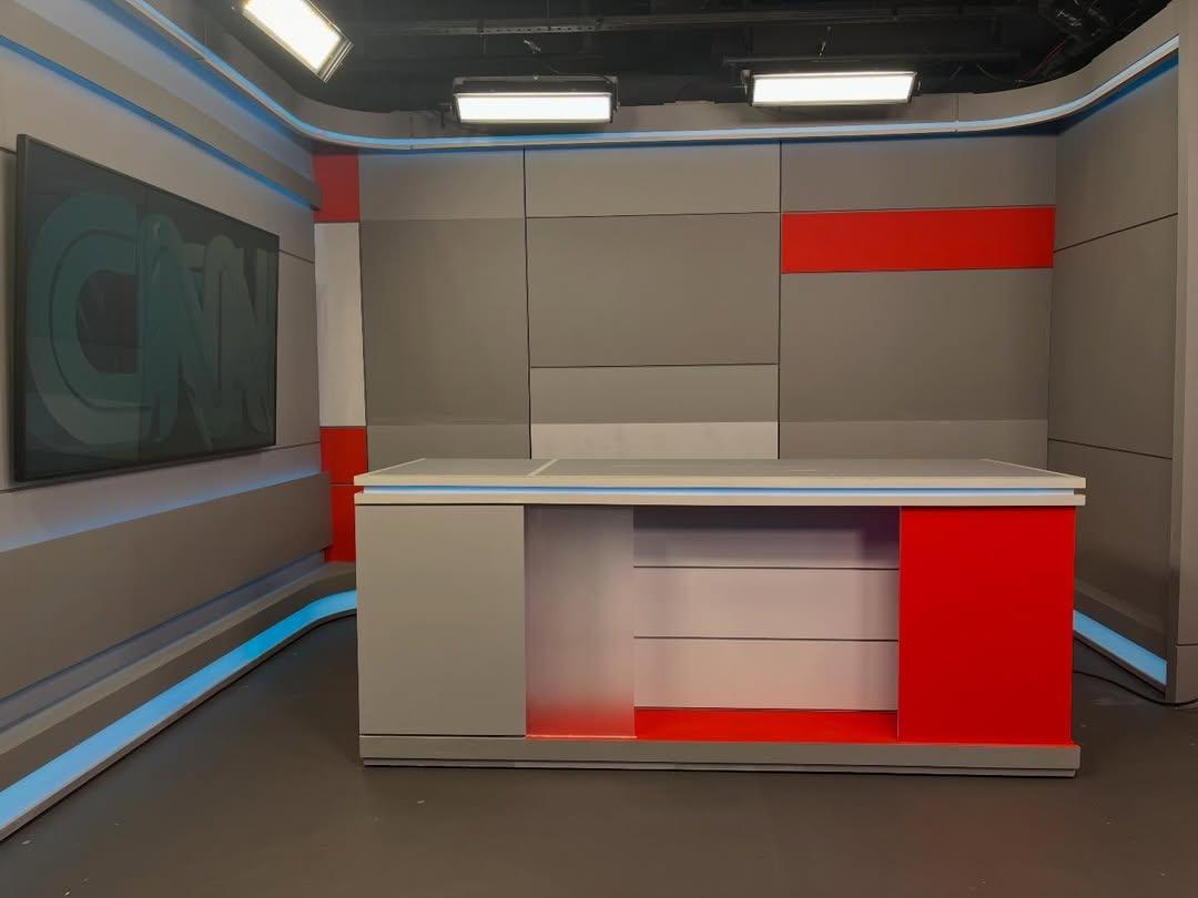 Estúdio 2 — CNN Brasil, iluminação